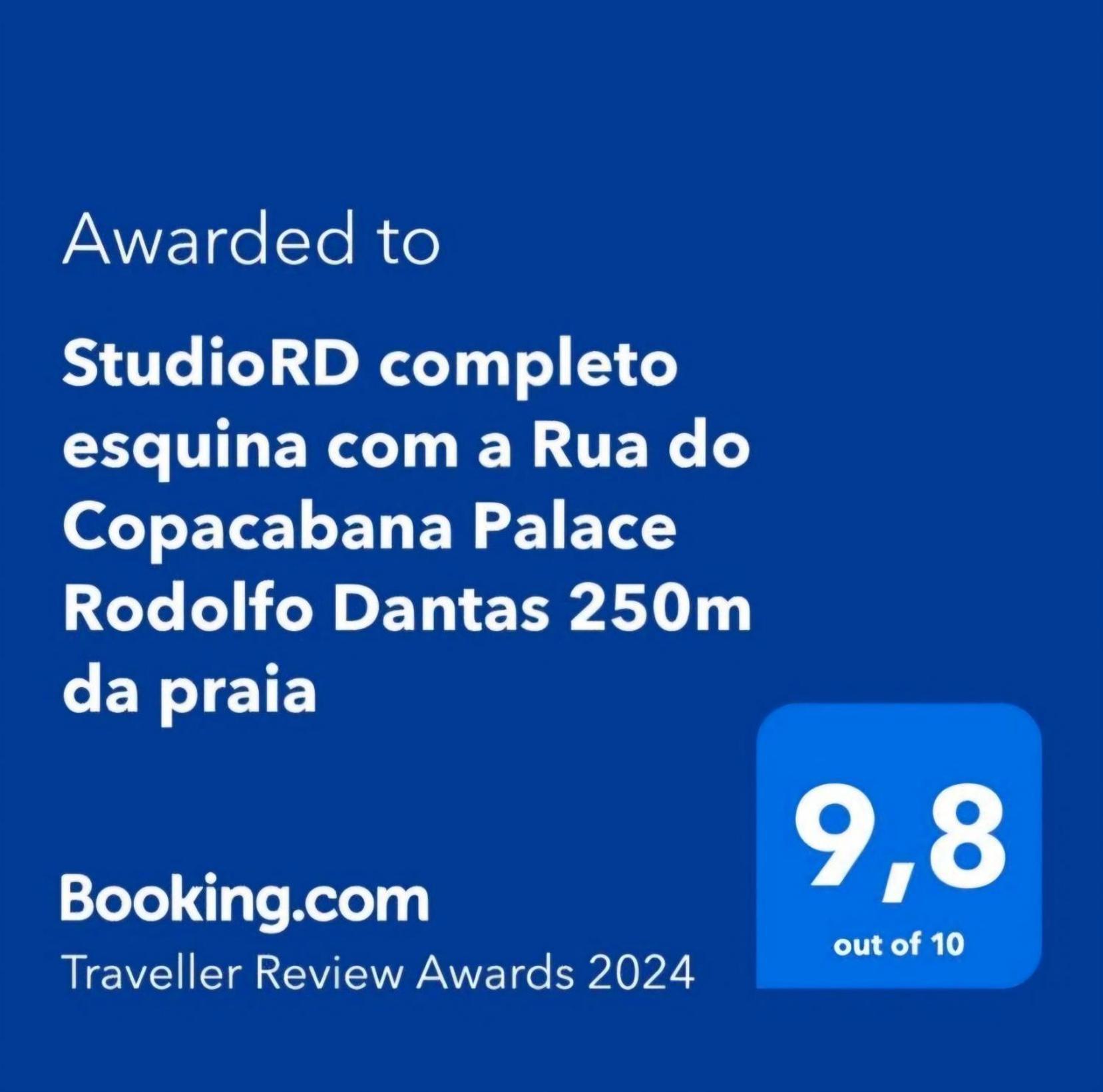 Studiord Copacabana 250M Da Praia Esquina Com A Rua Do Copacabana Palace Rodolfo Dantas Apartment Рио де Жанейро Екстериор снимка